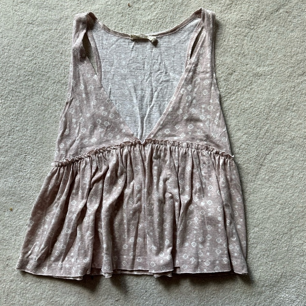 Deep v tank top